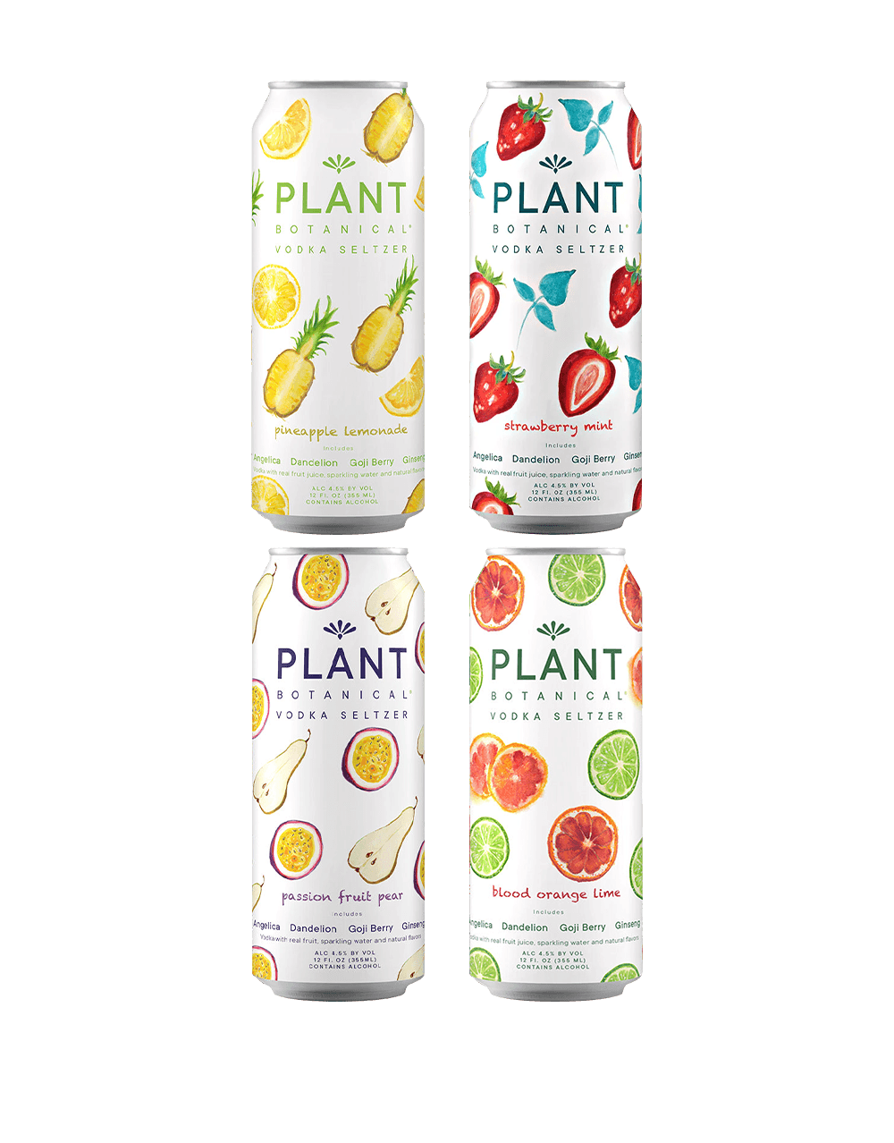 PLANT BOTANICAL VARIETY PACK BOTANICAL VODKA SELTZER