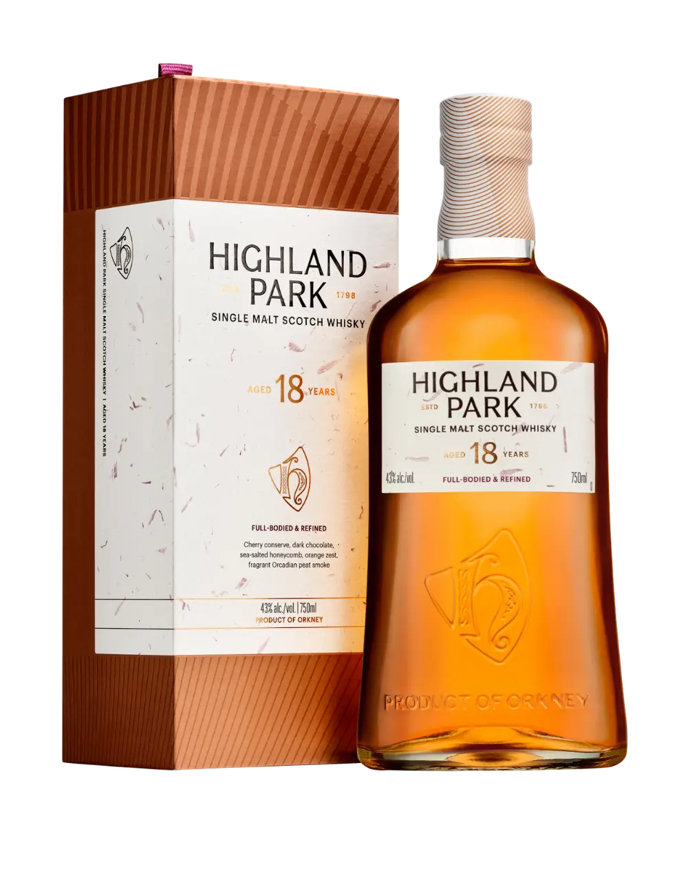 HIGHLAND PARK 18 YEAR OLD SCOTCH WHISKEY