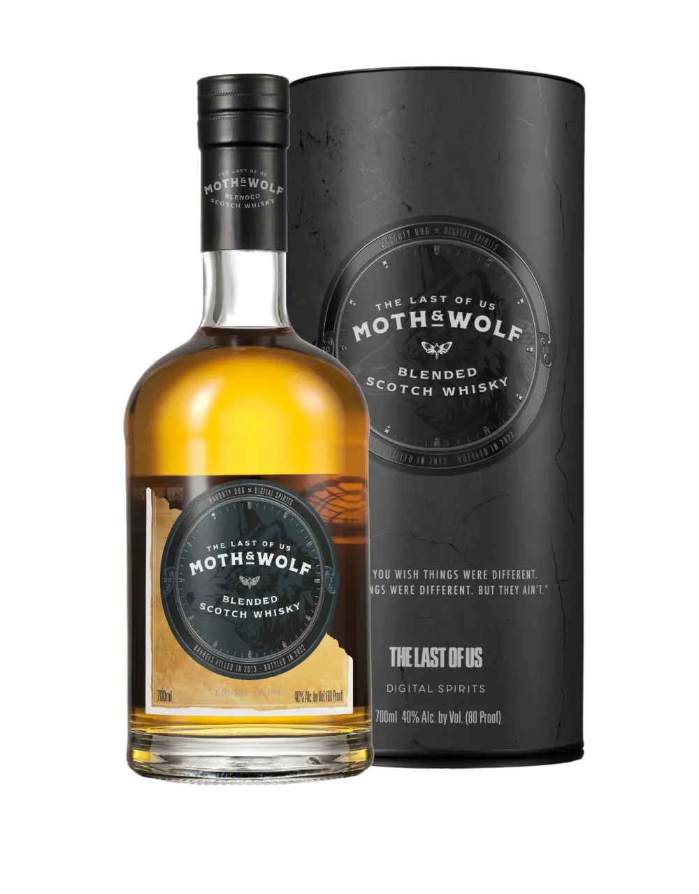THE LAST OF US - PART II: MOTH & WOLF BLENDED SCOTCH WHISKY