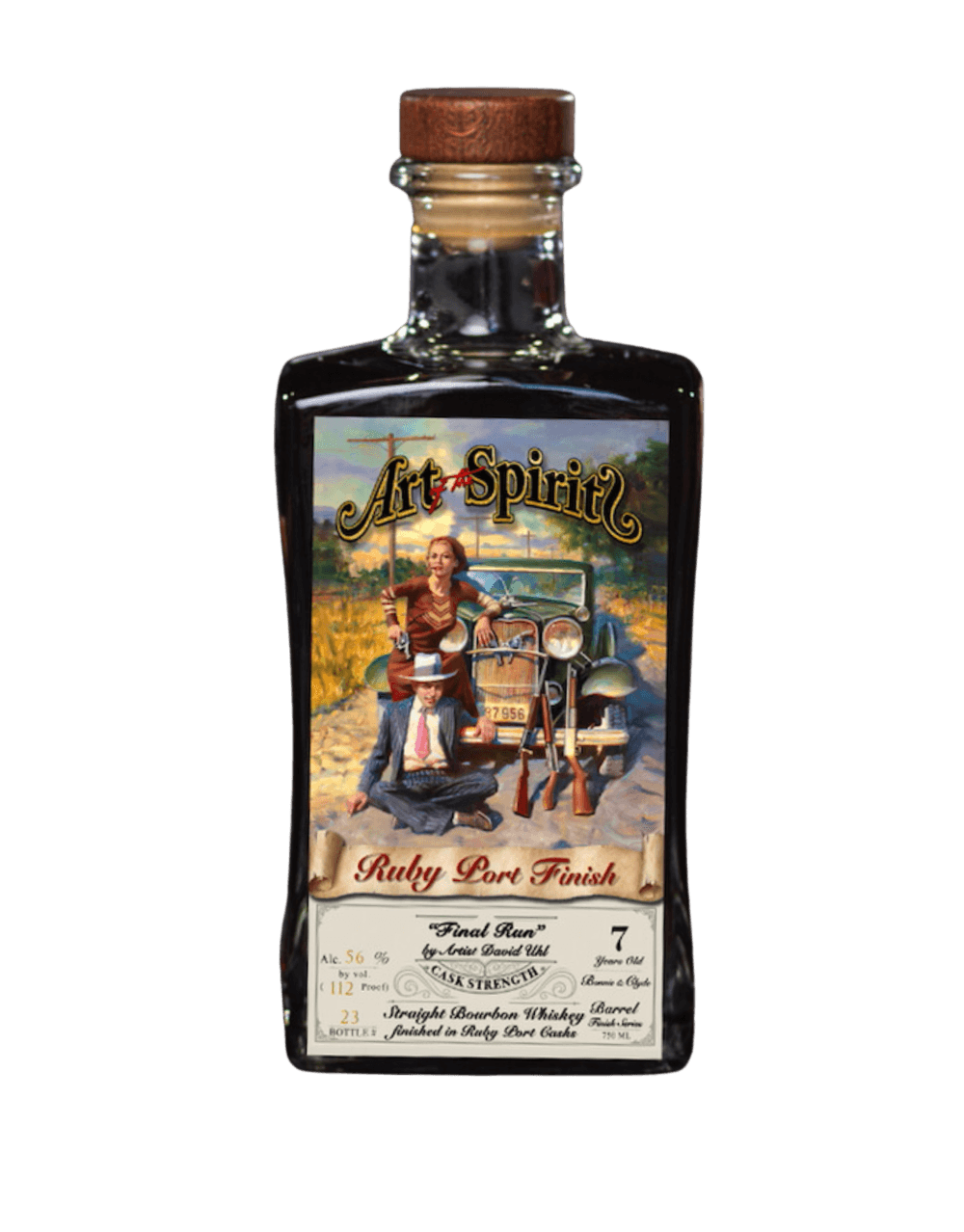 ART OF THE SPIRITS RUBY PORT FINISH - CASK STRENGTH "FINAL RUN" STRAIGHT BOURBON WHISKEY