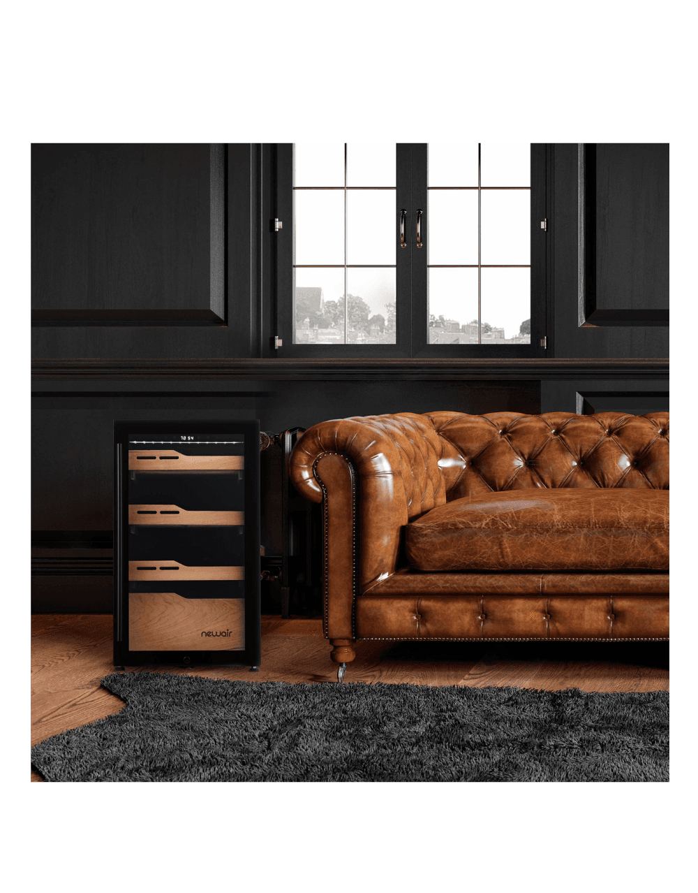 NEWAIR 840 COUNT ELECTRIC CIGAR HUMIDOR