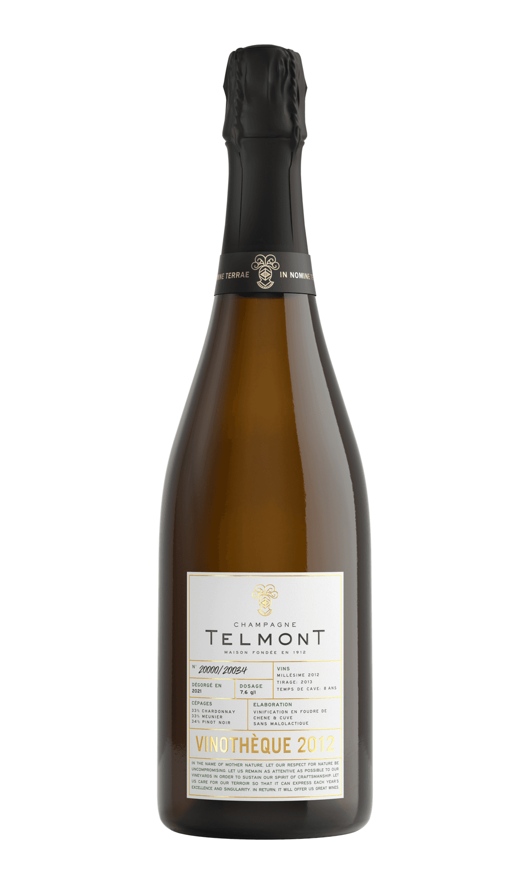 TELMONT CHAMPAGNE VINOTHEQUE 2012