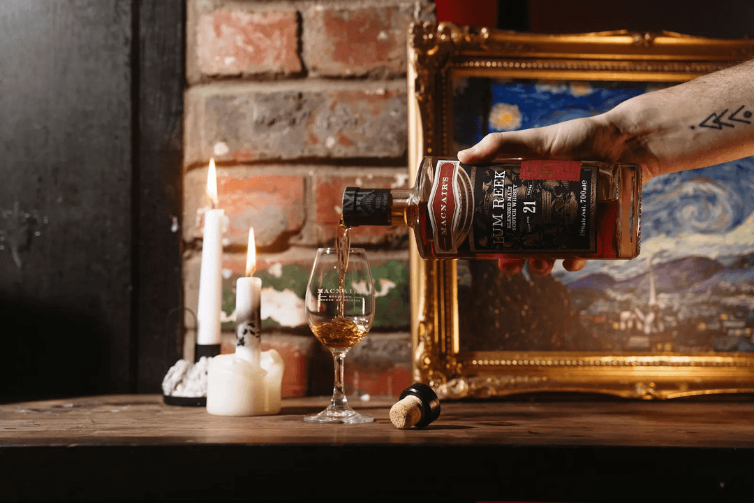 MACNAIR'S LUM REEK 21 YEAR OLD PEATED BLENDED MALT