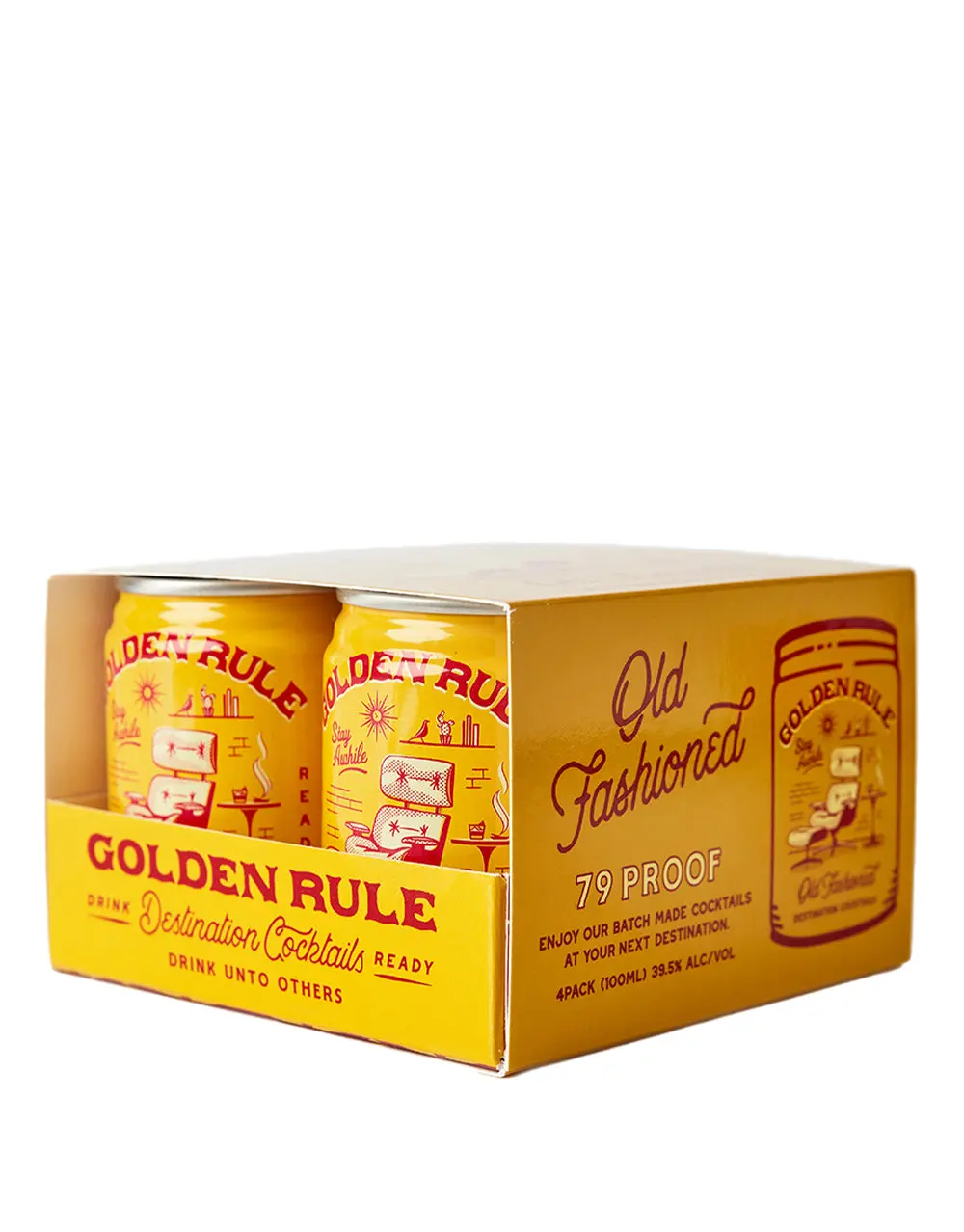 GOLDEN RULE OLD FASHIONED WHISKEY COCKTAIL