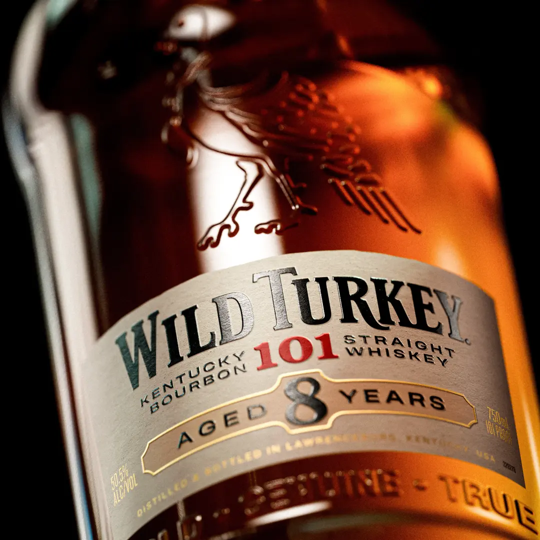 WILD TURKEY 101 8 YEAR OLD BOURBON WHISKEY