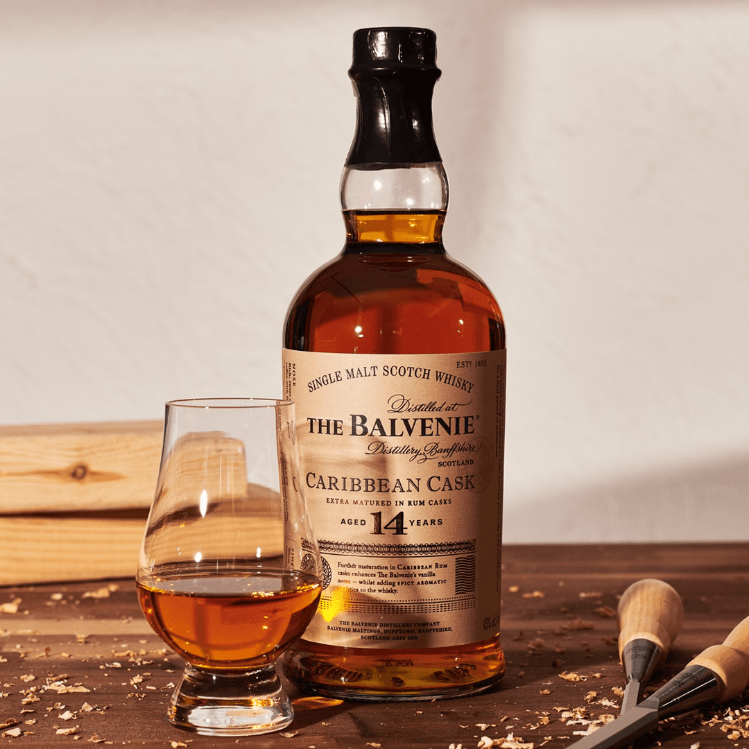 THE BALVENIE CARIBBEAN CASK AGED 14 YEARS SINGLE MALT SCOTCH WHISKY