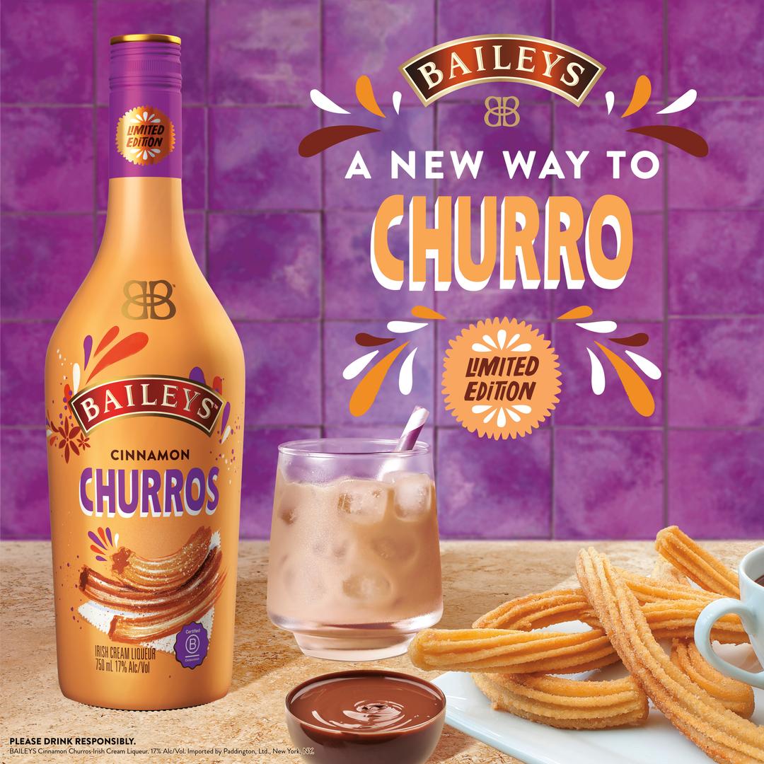 BAILEYS CINNAMON CHURROS IRISH CREAM LIQUEUR