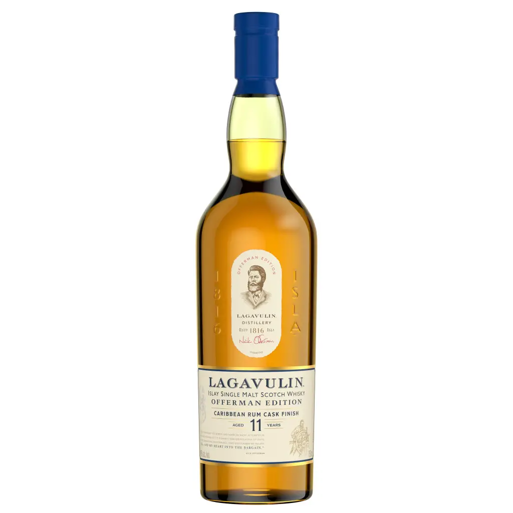 LAGAVULIN OFFERMAN EDITION CARIBBEAN RUM CASK FINISH 11-YEAR-OLD SINGLE MALT SCOTCH WHISKY