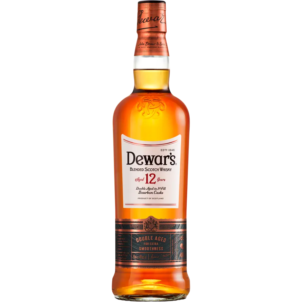 DEWAR'S 12 YEAR OLD SCOTCH WHISKY