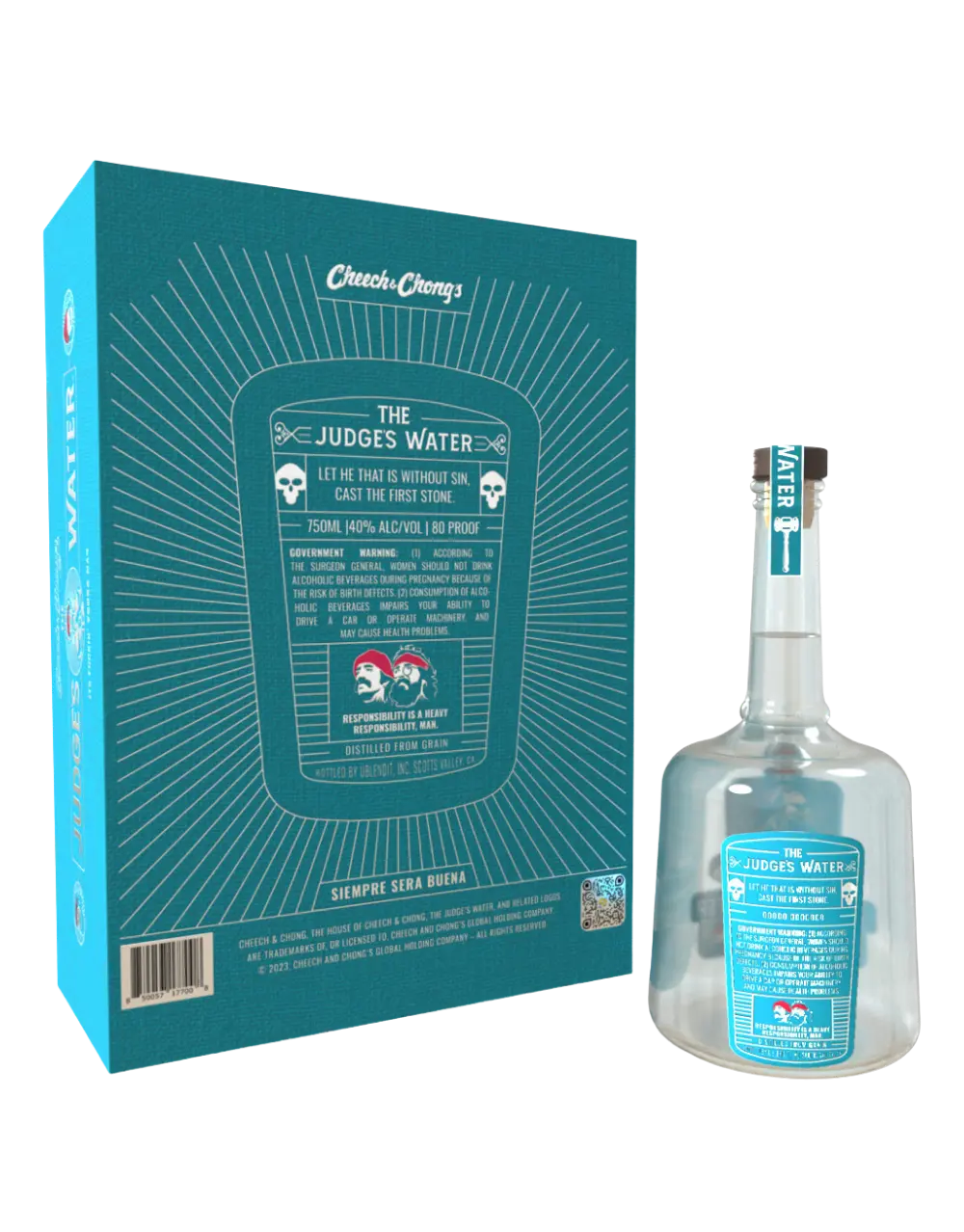 CHEECH AND CHONG'S THE JUDGE'S WATER™️ VODKA