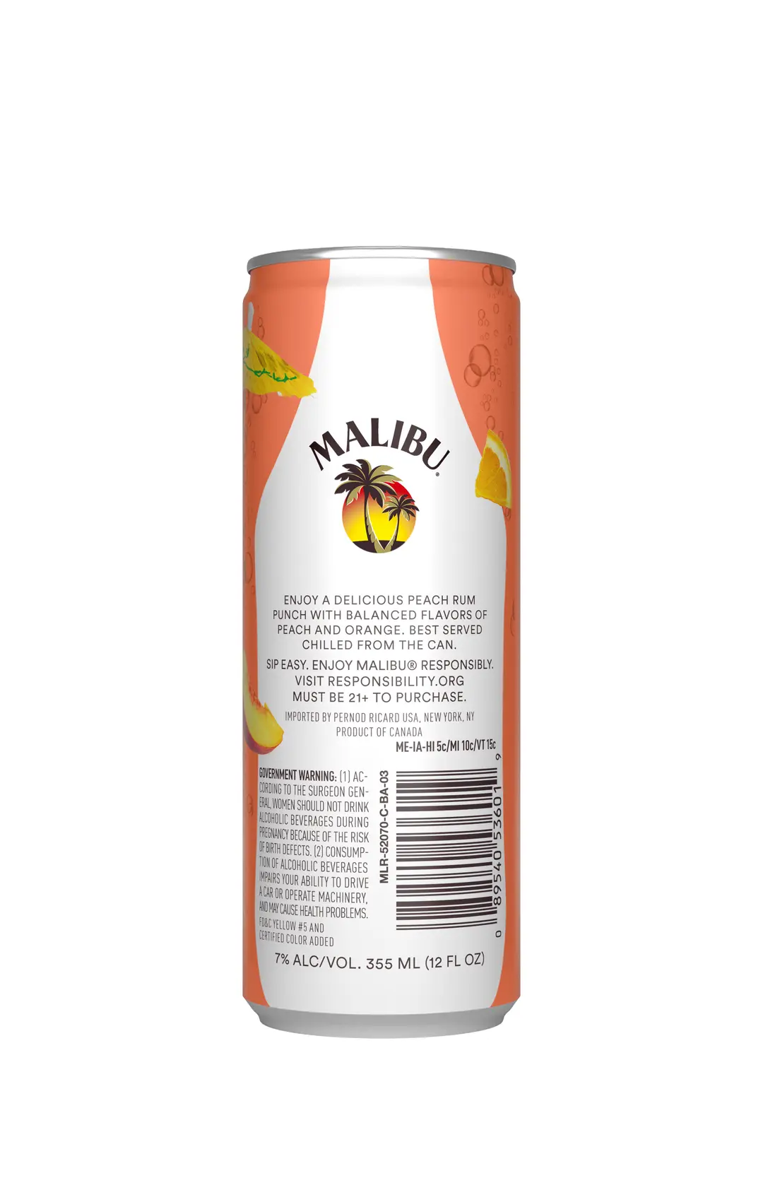 MALIBU® PEACH RUM PUNCH COCKTAILS