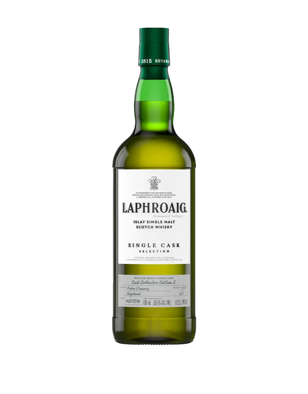 LAPHROAIG 2014 PEDRO XIMENEZ HOGSHEAD SINGLE CASK S0B12