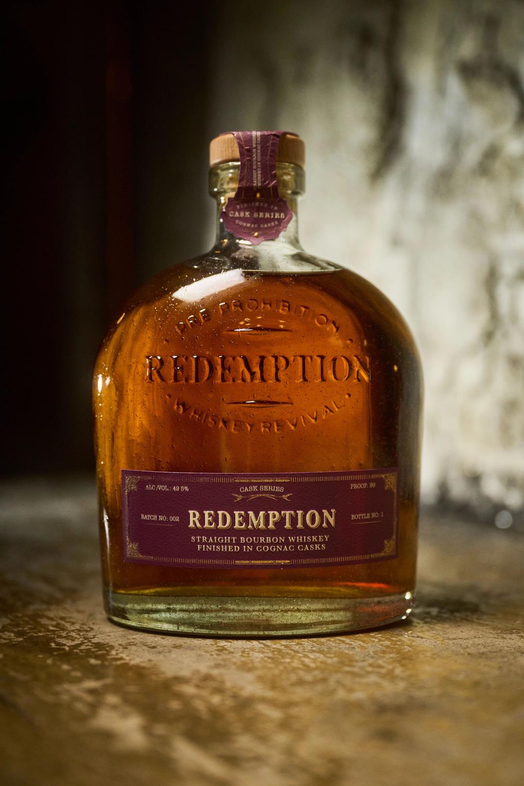 REDEMPTION COGNAC CASK FINISHED STRAIGHT BOURBON WHISKEY