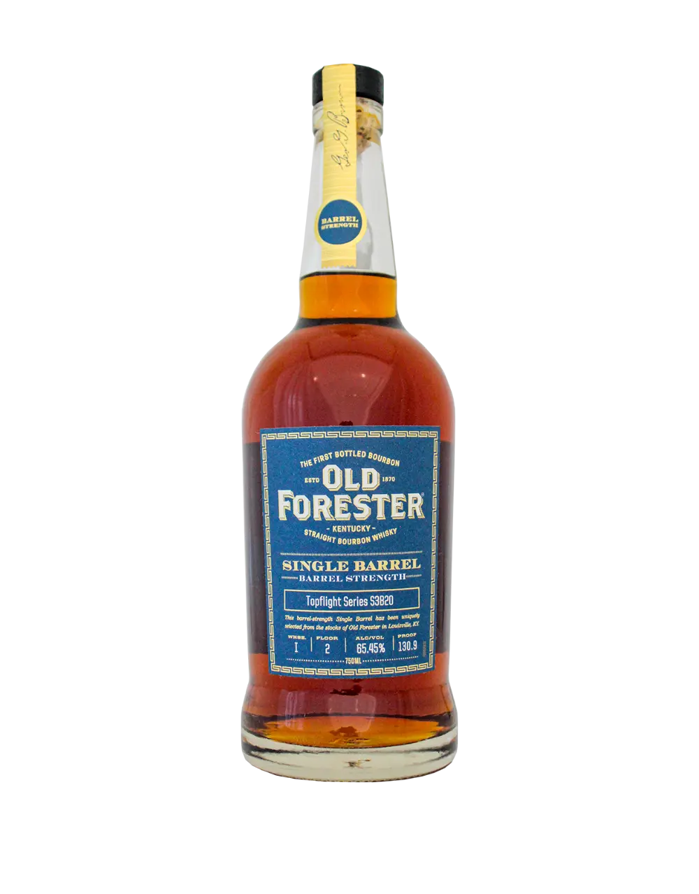 OLD FORESTER BARREL STRENGTH SINGLE BARREL BOURBON S3B20