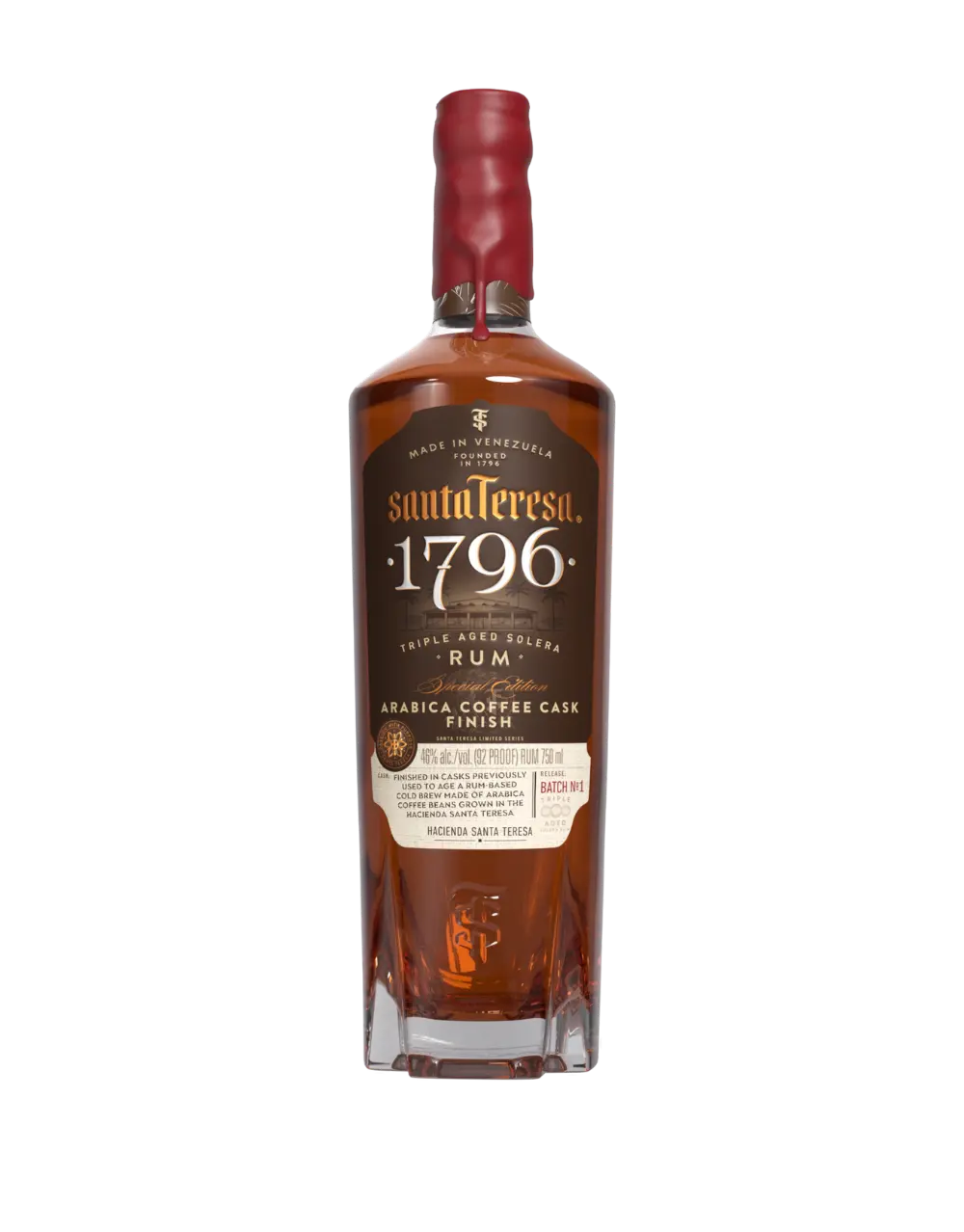 SANTA TERESA® 1796 RUM ARABICA COFFEE CASK FINISH RUM