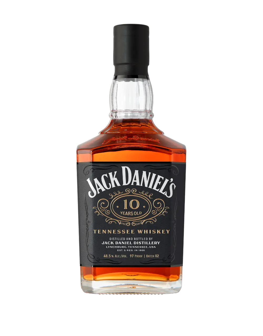 JACK DANIEL'S 10 YEAR OLD TENNESSEE WHISKEY