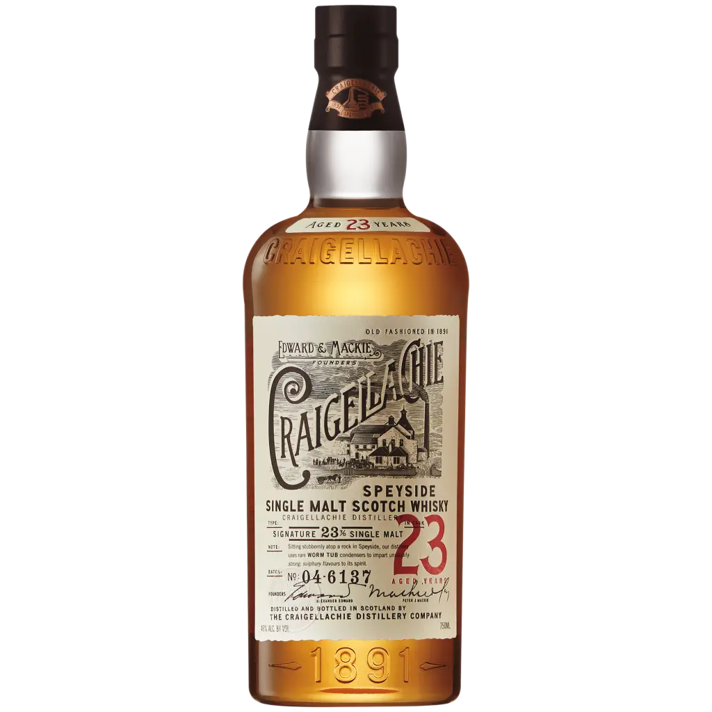 CRAIGELLACHIE 23 YEAR OLD SINGLE MALT WHISKY