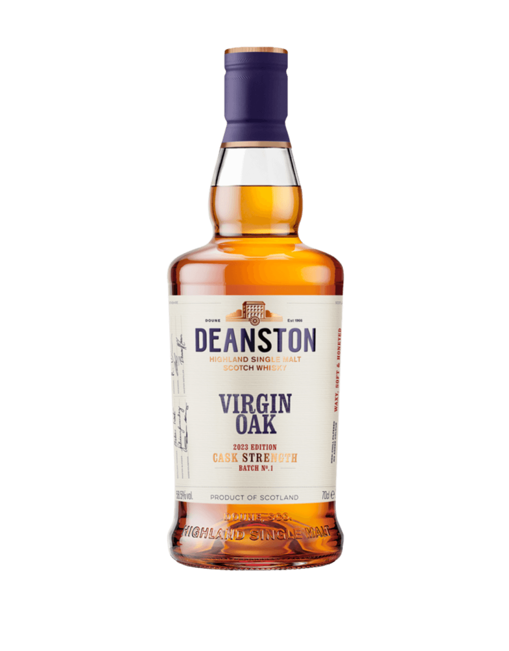 DEANSTON VIRGIN OAK CASK STRENGTH SCOTCH WHISKY: 2023 EDITION