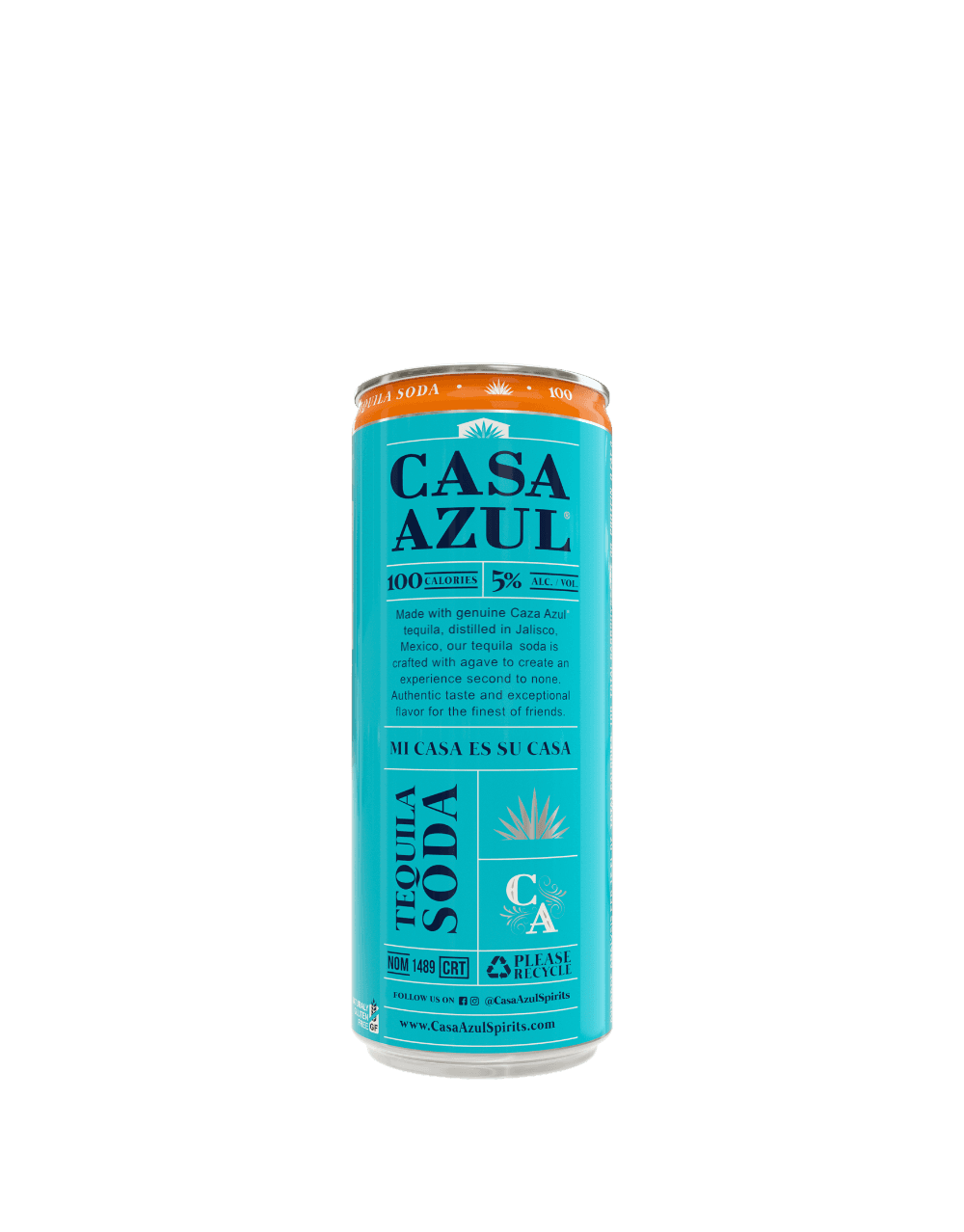 CASA AZUL TEQUILA SODA PEACH MANGO