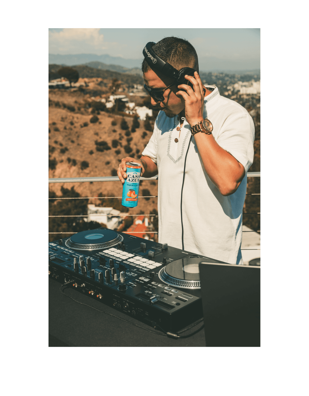 CASA AZUL TEQUILA SODA PEACH MANGO