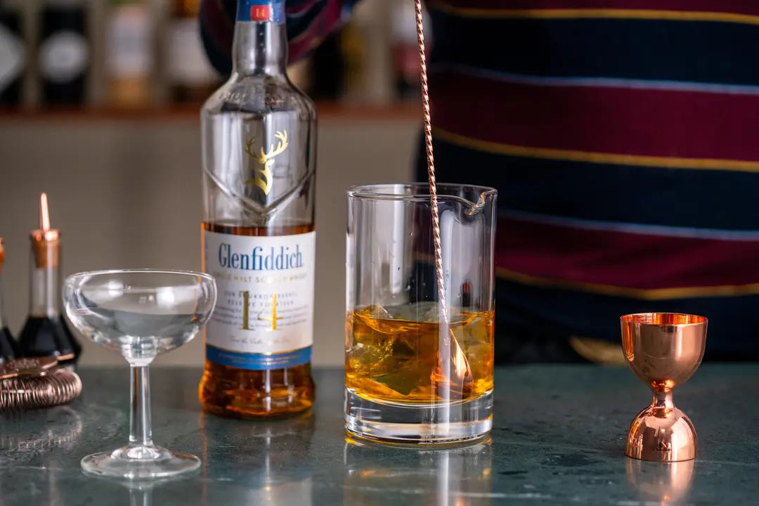 GLENFIDDICH 14 YEAR OLD BOURBON BARREL RESERVE SINGLE MALT SCOTCH WHISKY