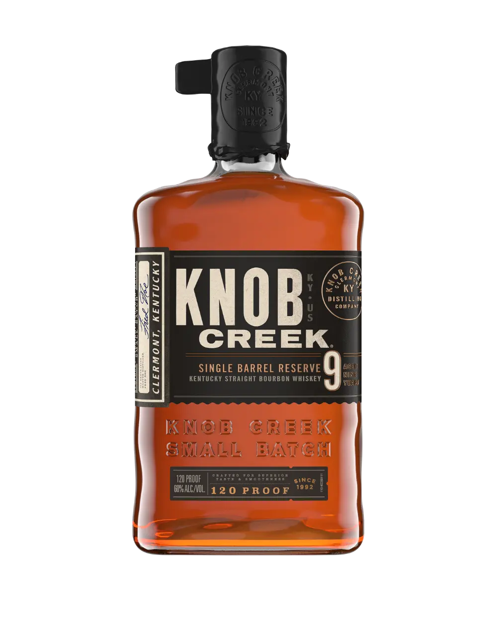 KNOB CREEK SINGLE BARREL RESERVE BOURBON WHISKEY