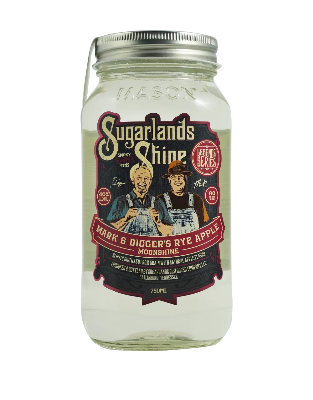 SUGARLANDS MARK & DIGGER'S RYE APPLE MOONSHINE