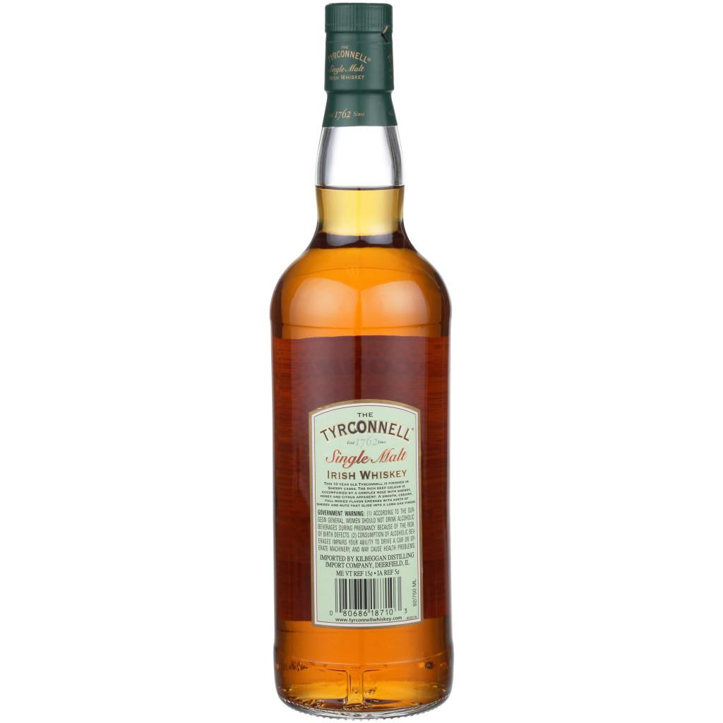 THE TYRCONNELL® 10 YEAR SINGLE MALT IRISH WHISKEY, SHERRY CASK FINISH