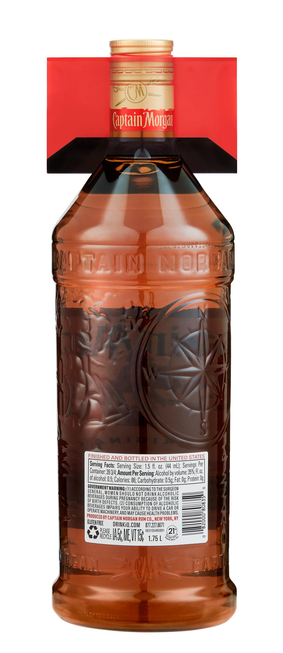 CAPTAIN MORGAN ORIGINAL SPICED RUM PLASTIC BOTTLE PACK