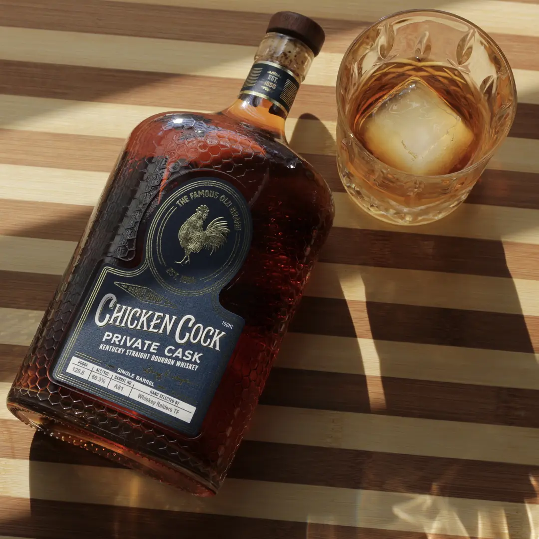 CHICKEN COCK + WHISKEY RAIDERS PRIVATE CASK BOURBON