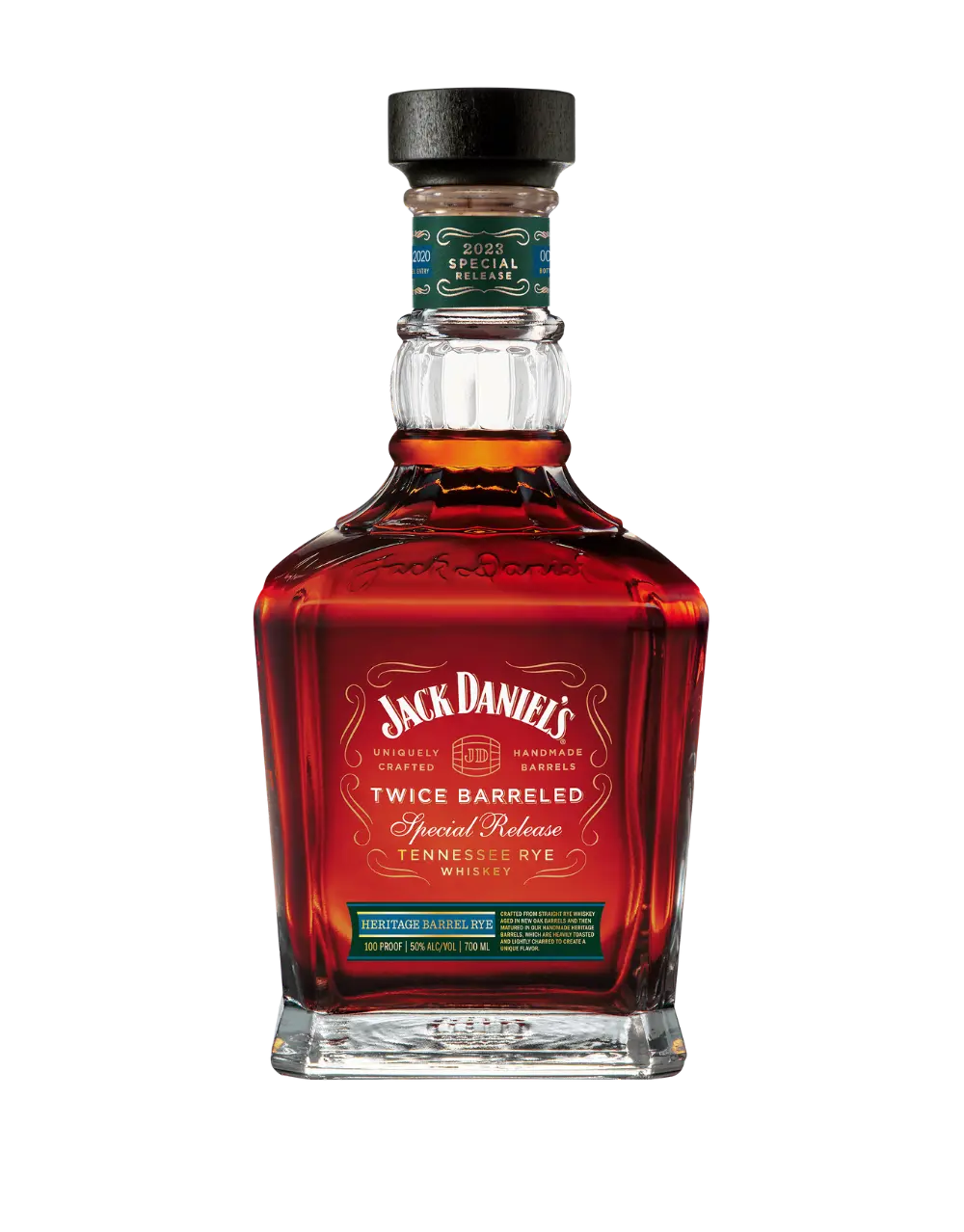 JACK DANIEL'S 2023 TWICE BARRELED HERITAGE BARREL RYE