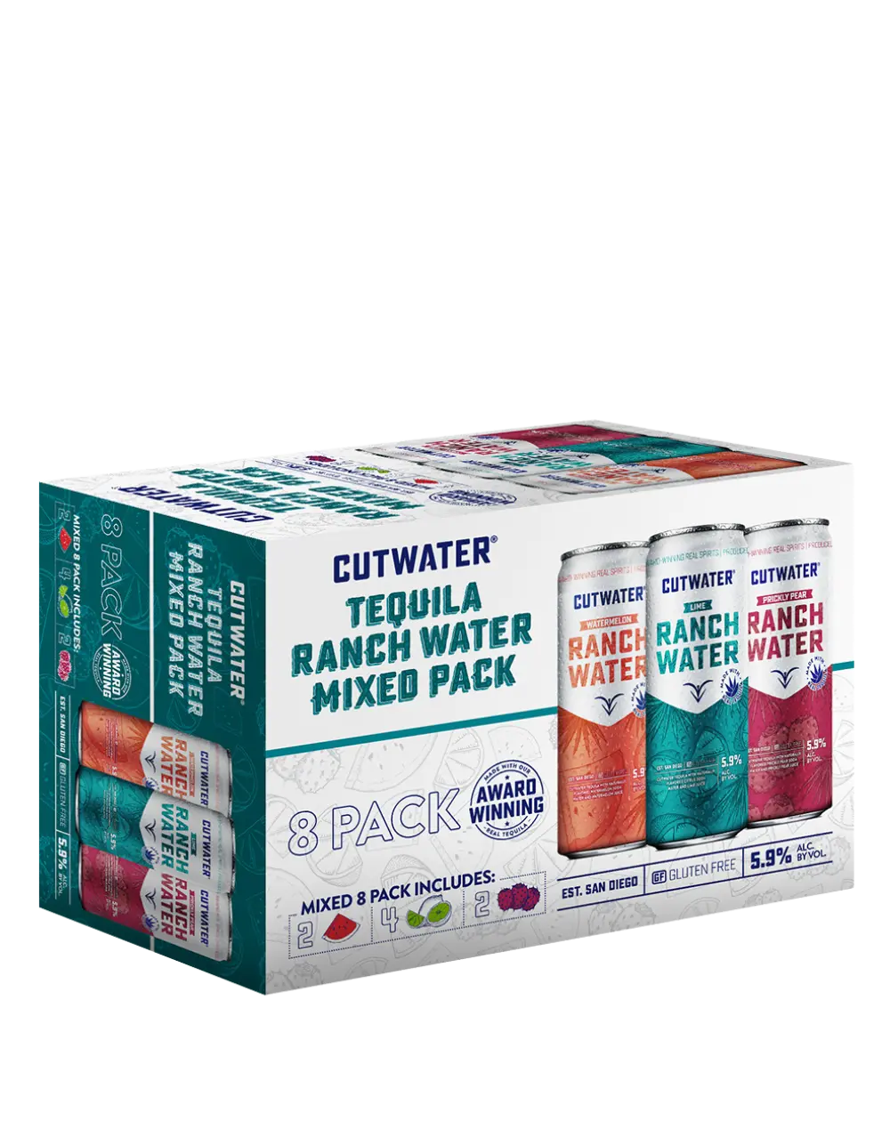 CUTWATER RANCH WATER MIXED PACK