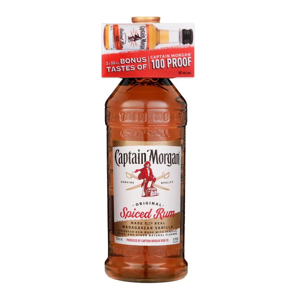 CAPTAIN MORGAN ORIGINAL SPICED RUM PLASTIC BOTTLE PACK