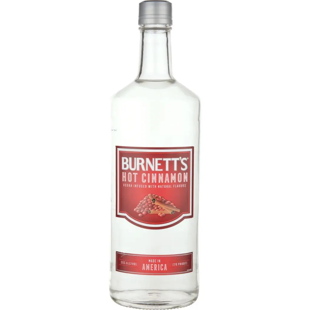 BURNETT'S HOT CINNMAON CINNAMON FLAVORED VODKA