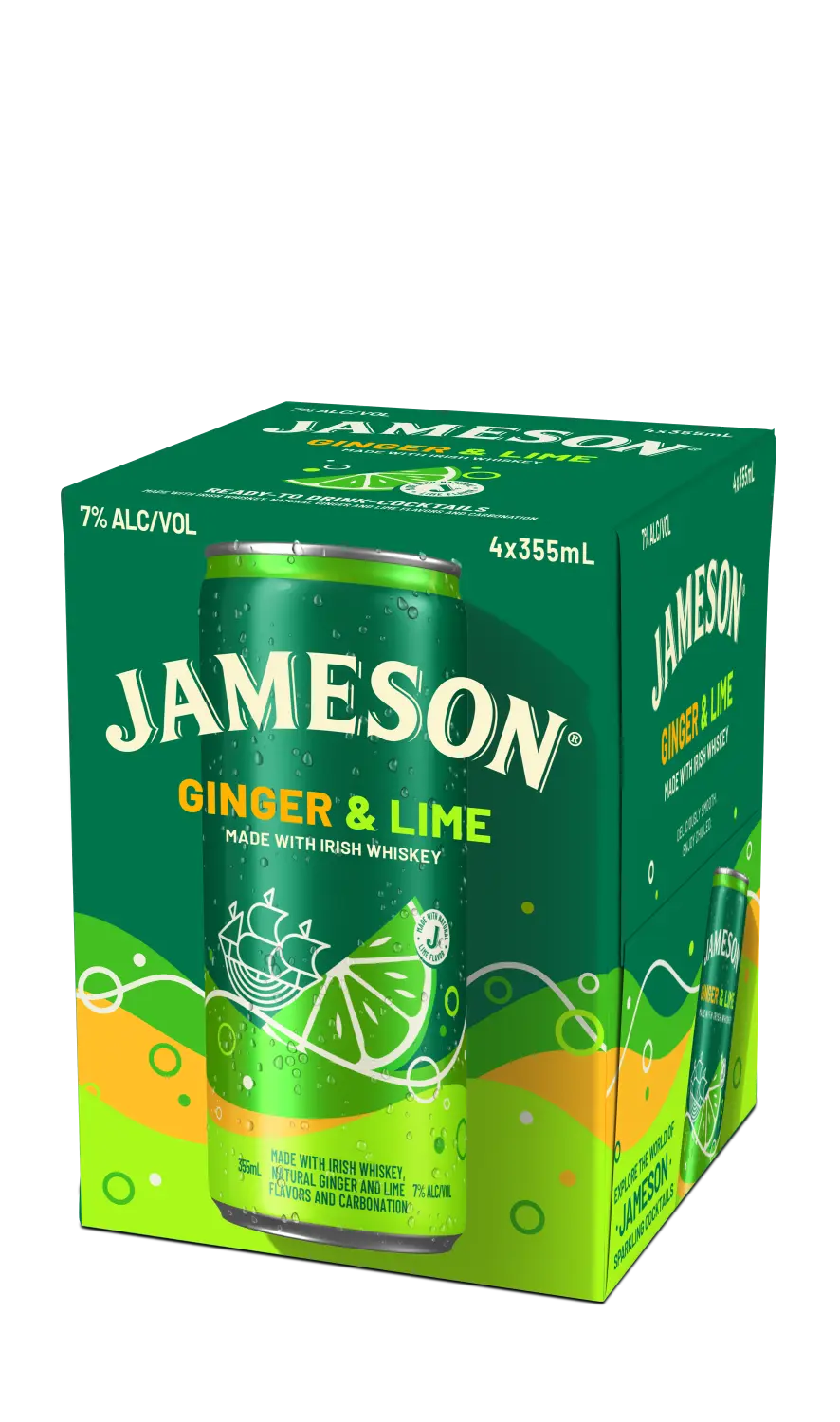 JAMESON GINGER AND LIME COCKTAIL