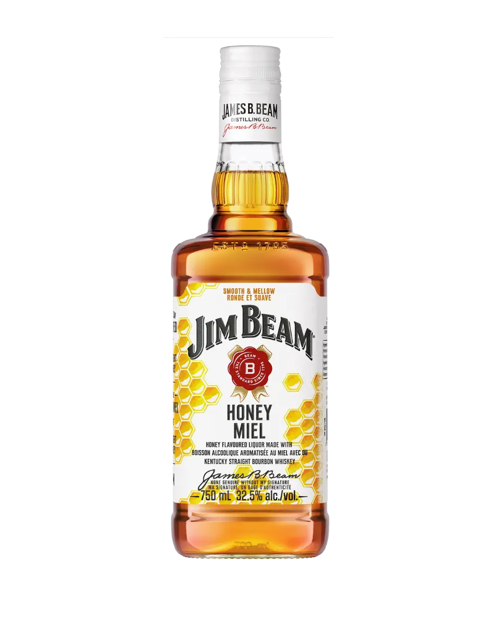 JIM BEAM HONEY BOURBON WHISKEY