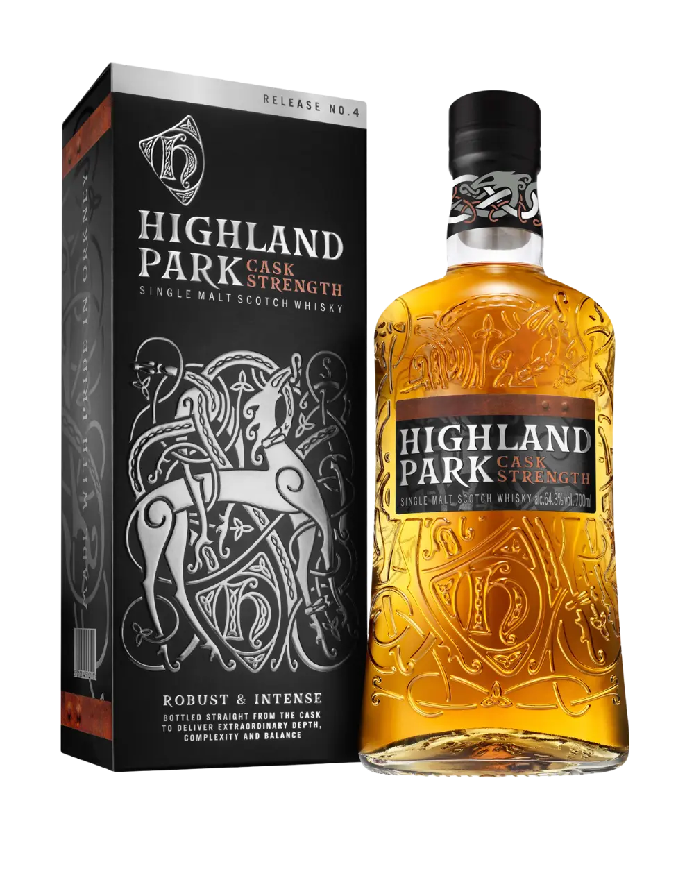 HIGHLAND PARK CASK STRENGTH SINGLE MALT SCOTCH RELEASE 4