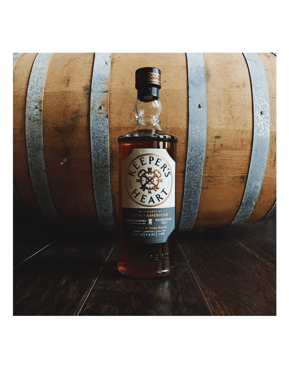 KEEPER’S HEART STOUT BARREL FINISHED IRISH + AMERICAN WHISKEY S1B57