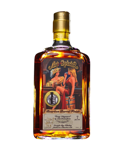 Art of the Spirits Bourbon Finish - Cask Strength "Easy Elegance" Straight Rye Whiskey, , main_image