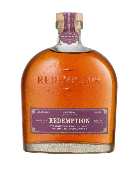 Redemption Cognac Cask Finished Straight Bourbon Whiskey, , main_image