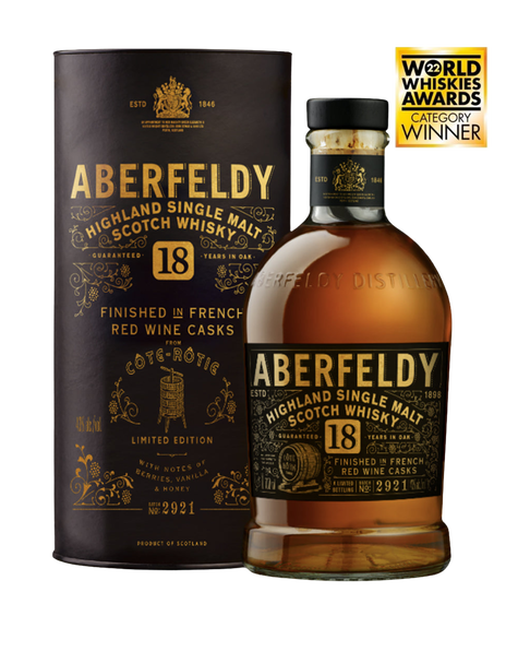 Aberfeldy 18 Year Old Limited Edition Côte Rôtie French Wine Cask Finish, , main_image