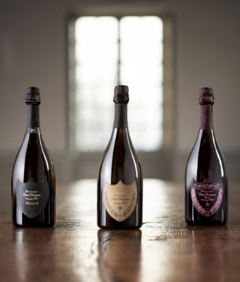 Bottles of Dom Pérignon