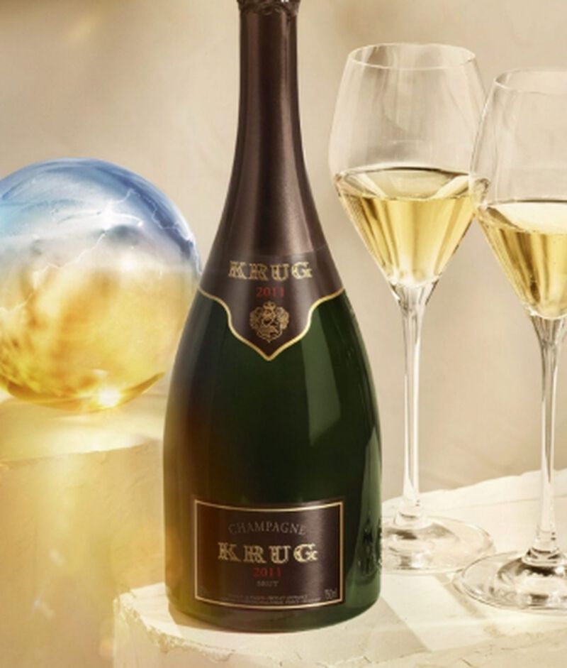 Bottle of Krug Vintage 2011