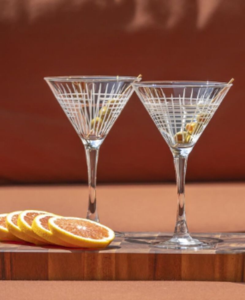 Rolf Glass Matchstick Martini Glasses