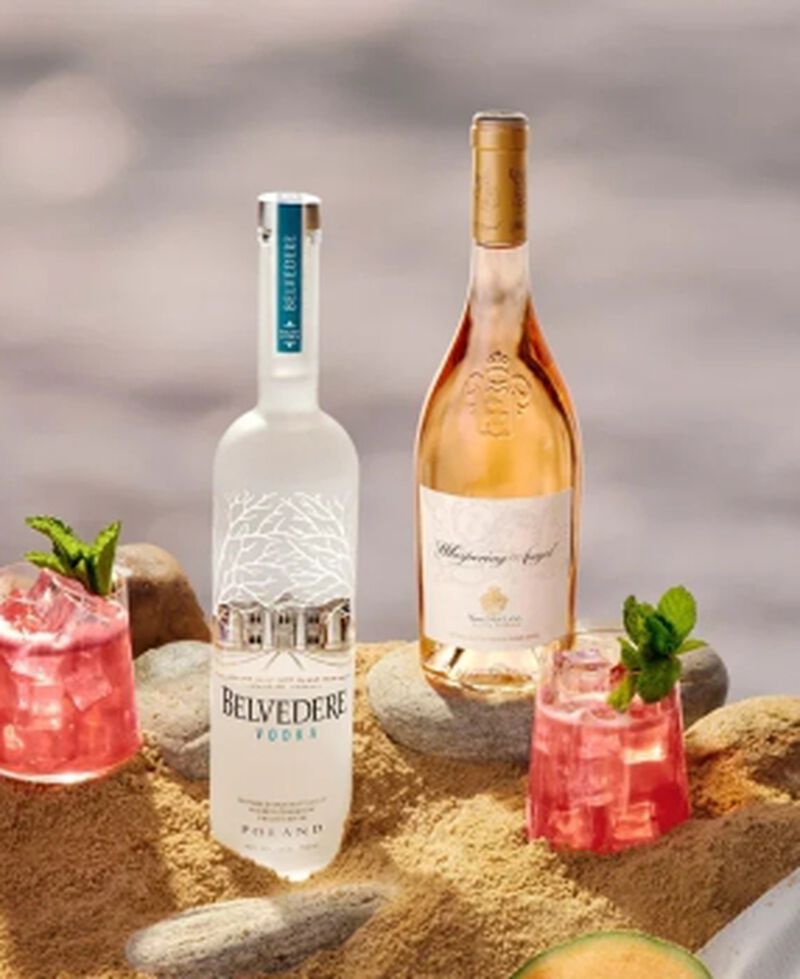 Belvedere Vodka & Whispering Angel  THE SUNSET ROSE