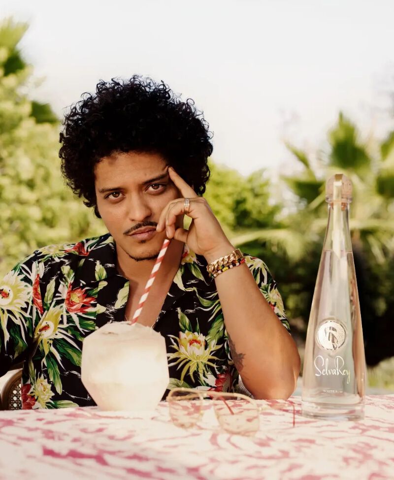 Bruno Mars with Selvarey Rum