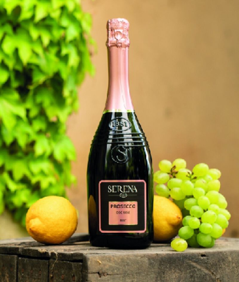 Bottle of Serena Prosecco DOC Rosé Brut