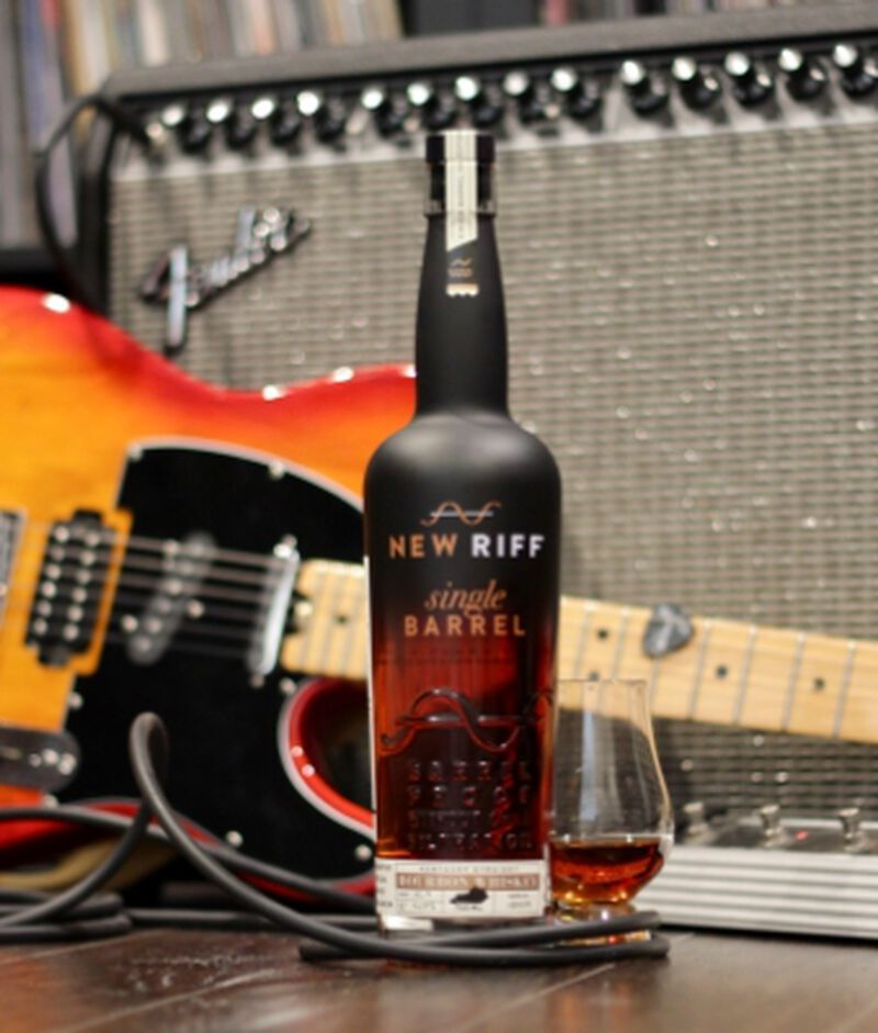 Bottle of New Riff Barrel Proof Bourbon Whiskey S2B34