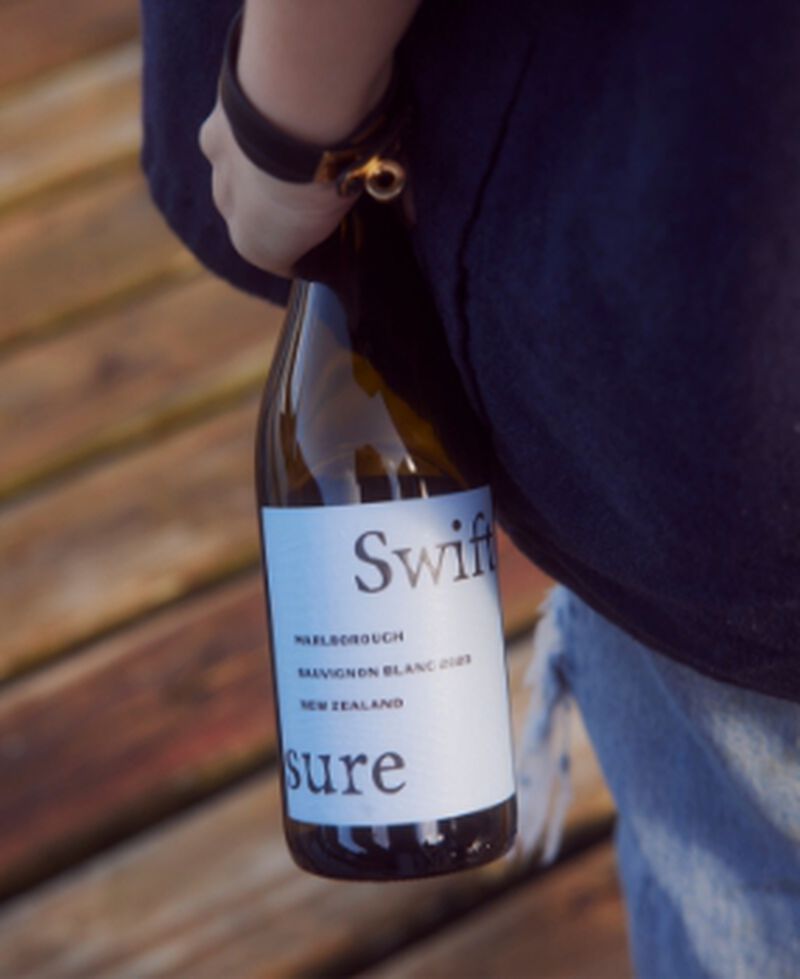 Bottle of Swiftsure Marlborough Sauvignon Blanc
