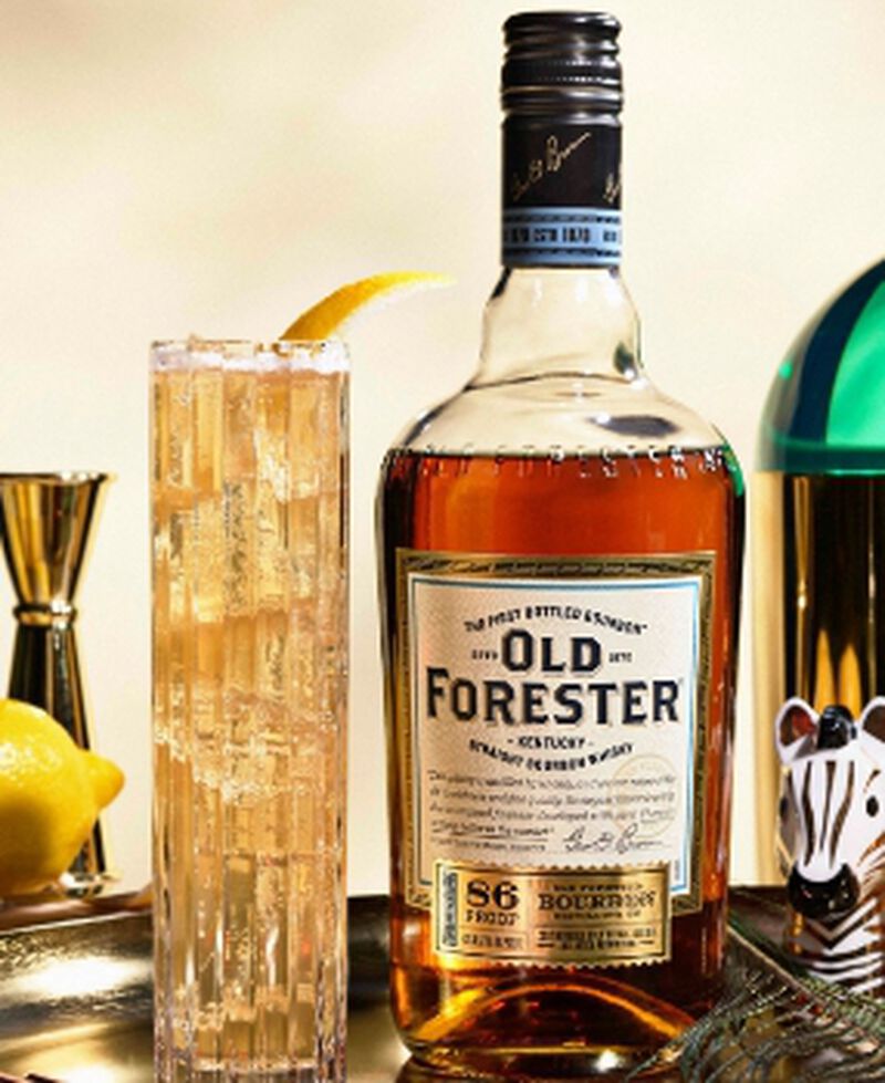 Old Forester Bourbon with a cocktail